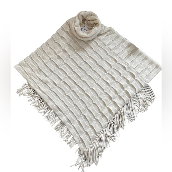 Big Buddha Boho Fringe Sweater Poncho - Picture 2 of 12